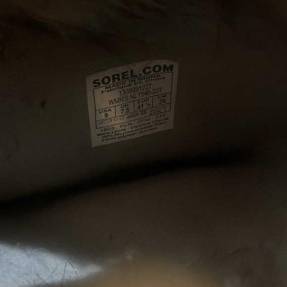 Sorel heavy Snow rain fur boots Joan of Arc style which is sold out 1540-227 - Picture 6 of 7